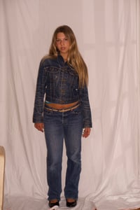 Image 2 of beige stud belt 