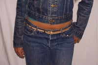 Image 3 of beige stud belt 