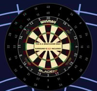 Image 1 of PLAIN (GREY NUMBERS) - DOUBLE / TREBLE TRAINING AID  - POLYPROP & CANVAS - EASY SELF FITTING 