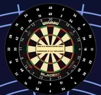 Image 1 of PLAIN (WHITE NUMBERS) - DOUBLE / TREBLE TRAINING AID  - POLYPROP & CANVAS - EASY SELF FITTING 