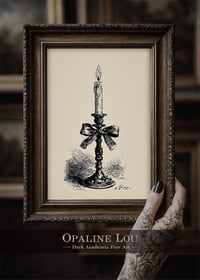 Image 1 of Lamina victoriana · Vela con lazo