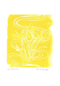 Image 3 of Iris Linoprint
