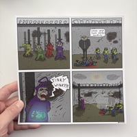 Image 1 of Telletubbie Execution - Digital Print [W/ Sticker Bundle]
