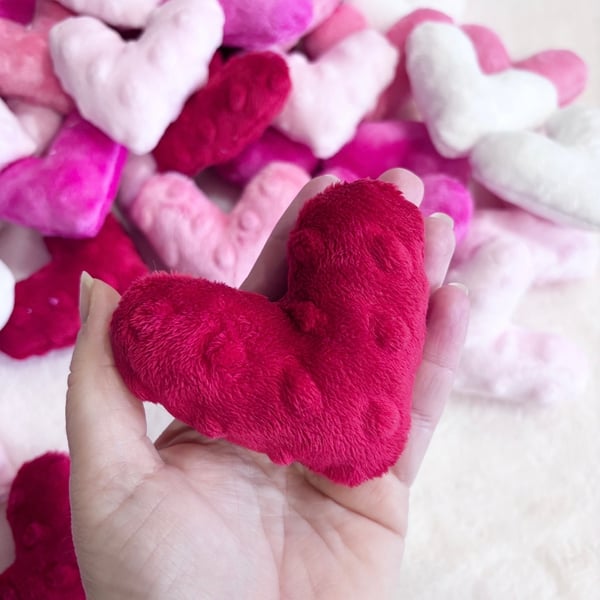 Image of Plush ‘Love token’ stuffed hearts
