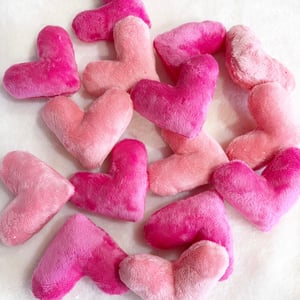 Image of Plush ‘Love token’ stuffed hearts