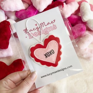 Image of XOXO valentines heart decoration 