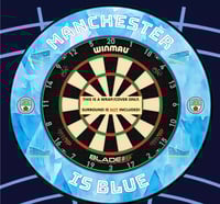 Image 1 of MANCHESTER IS BLUE SURROUND WRAP / COVER - POLYPROP & CANVAS - EASY SELF FITTING 