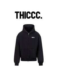 Image 2 of Premium Heavy Oversized Zipped Hoodie