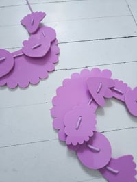 Image 8 of  p l e k s i  roza ROŽA .1 // necklace pink p l e x i g l a s s FLOWER .1