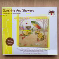 Sunshine and Showers Cross stitch Kit