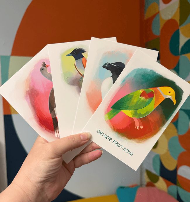 31 days of Birds! notecards & envelopes (sets & singles)
