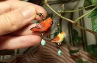 Image 1 of Cardinal family earrings