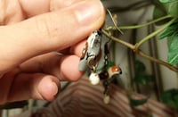 Image 4 of PREORDER gay house sparrow family earrings