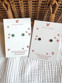 Boucles MARIE Turquoise / Canard