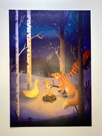 Image 1 of Print „Lisek i Gąska”