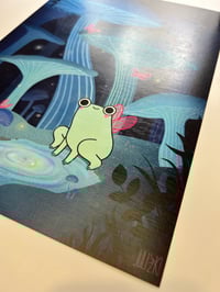 Image 2 of Print „ Żaba w grzybach”