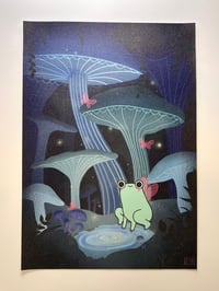 Image 3 of Print „ Żaba w grzybach”