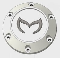 Image 8 of Racing Hart Wheel Center Cap 3D printable STL 