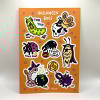 Halloween Bugs Stickers 