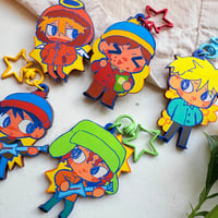 Image 2 of [PREORDER] 2.5" Wooden South Park Charms