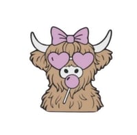 Image 2 of Highland Bubble Gum 3d  Straw Topper 