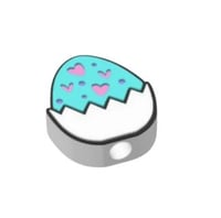 Image 1 of Easter Egg 3D Straw Topper 