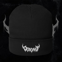 LOGO Weiß | Organic ribbed Beanie