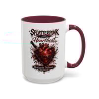 Image 2 of Splatterpunk with a Heartbeat Mug 15 oz