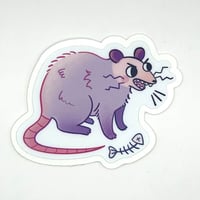 Angry Opossum Sticker