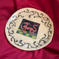 Image 3 of Red dragon plate 