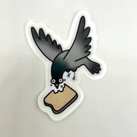 Pigeon with Bread Sticker