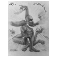 Image 13 of “Give Jah The Thanks” | ‘Deranged Divinity’ Throw Blanket 