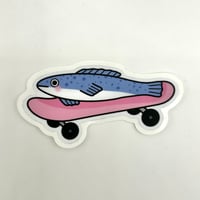 Skater Fish Sticker 