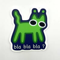 UFO Cat bla bla bla Sticker