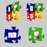 3D Printed Puzzle Piece Photo Frame 