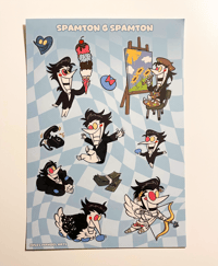 Image 1 of Spamtenna Sticker Sheets