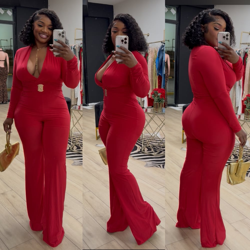 Image of TASHARI JUMPER-red 