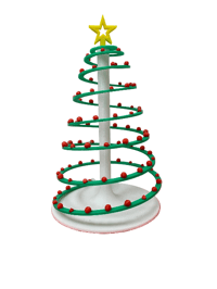 3D Printed Spiral Christmas Tree 