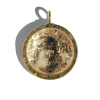 43mm:  Brazilian Quartz/Moldavite/Peridot/Metatron's Cube/Gd - 11