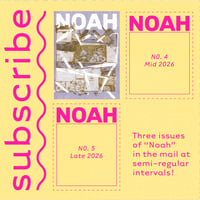 Subscription - Three Issues of "Noah"