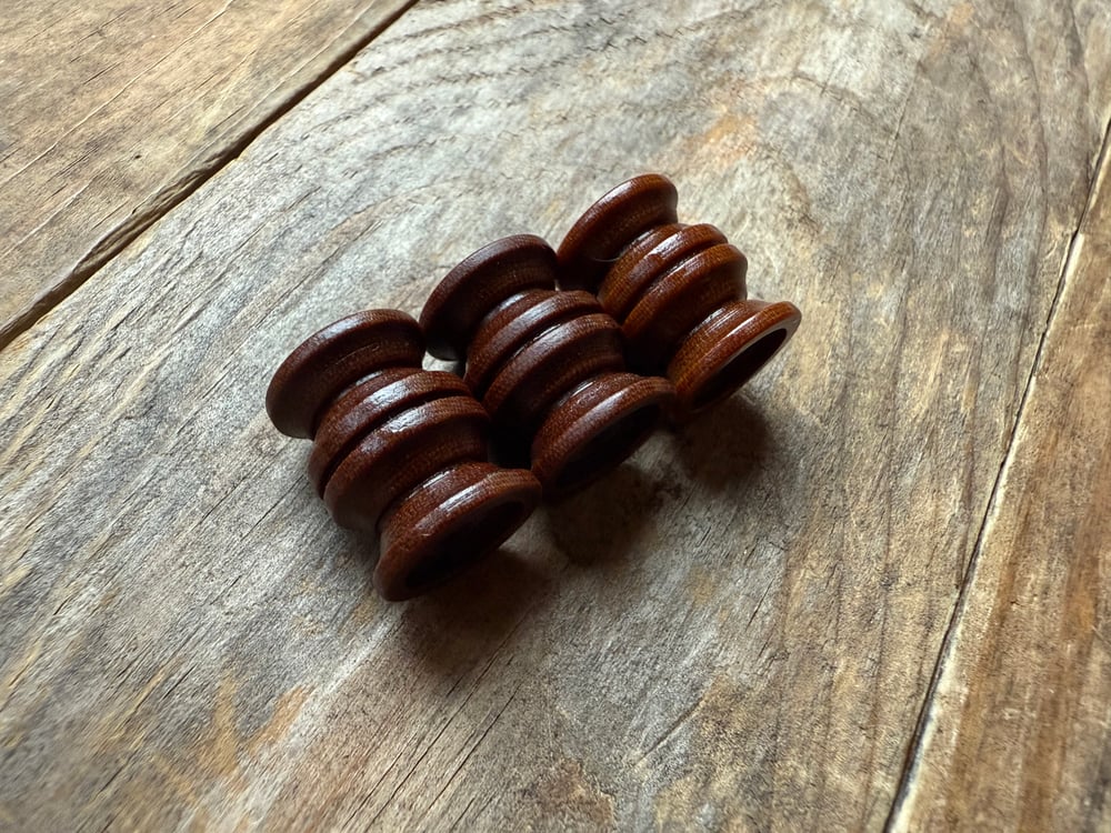 Image of *1 Per Person* Large Brown Linen Micarta