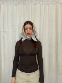 Image 3 of glow scarf ~ frosty 