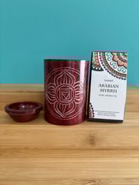 Soapstone Oil Difusser with Arabian Myrrh Aroma Oil