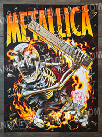 Image 1 of Metallica 2X4 REGULAR AP Poster (Only 50 Total) - Signed and Numbered By Artist