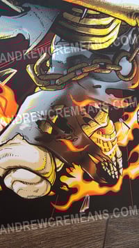 Image 2 of Metallica 2X4 REGULAR AP Poster (Only 50 Total) - Signed and Numbered By Artist