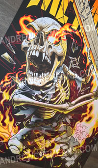 Image 3 of Metallica 2X4 REGULAR AP Poster (Only 50 Total) - Signed and Numbered By Artist
