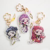 Image 1 of Huntrix Holographic Epoxy Acrylic Keychain