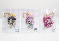 Image 3 of Huntrix Holographic Epoxy Acrylic Keychain