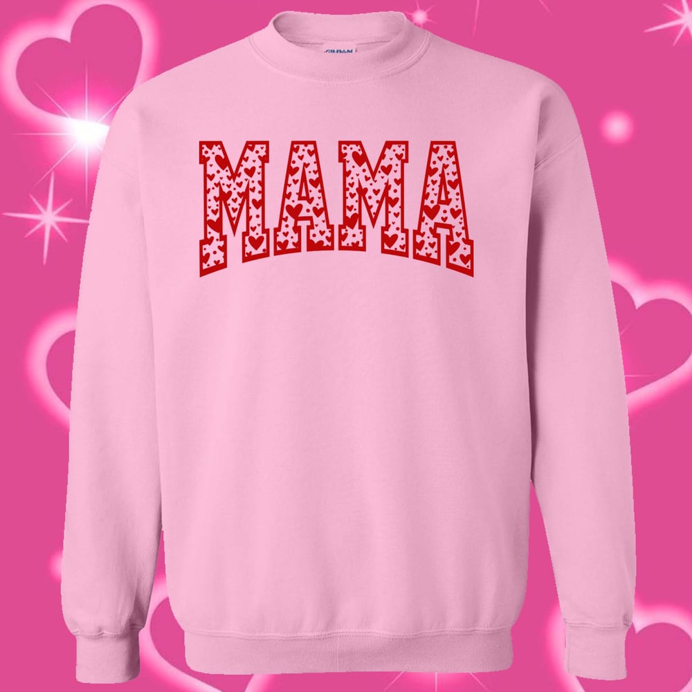 Image of MAMA HEARTS T-SHIRT / SWEATER