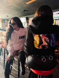 Image 1 of Black “Neon Cowgirl” Hoodie